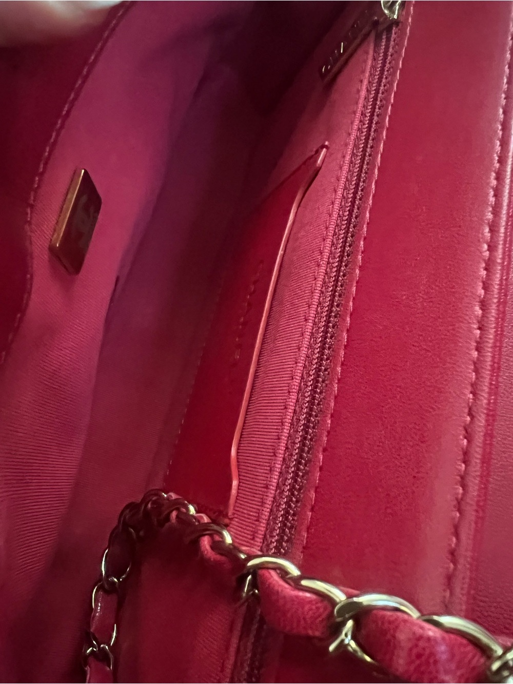 Chanel Quilted Lambskin Hot Pink/ Fuchsia GHW - Picture 7 of 7